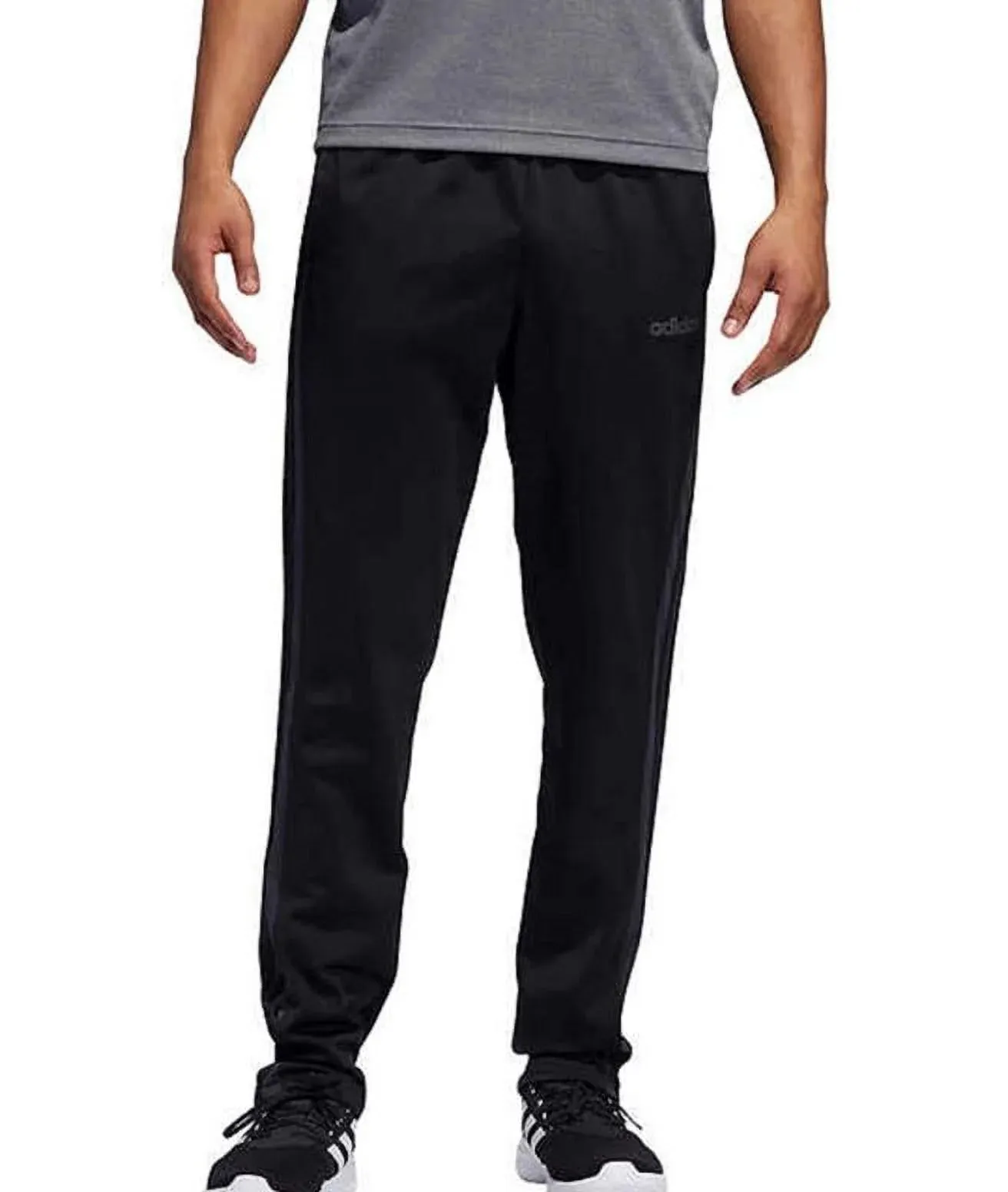 Adidas Men's Essentials 3-Stripes Tricot Jogger Pants BLACK