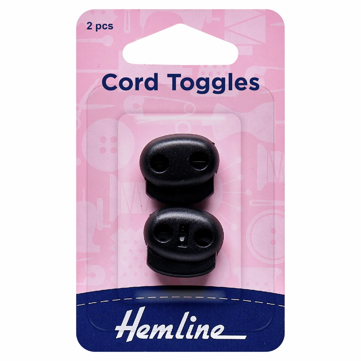 Adjustable Cord Toggles -  Twin Hole 6mm (2 Pcs)