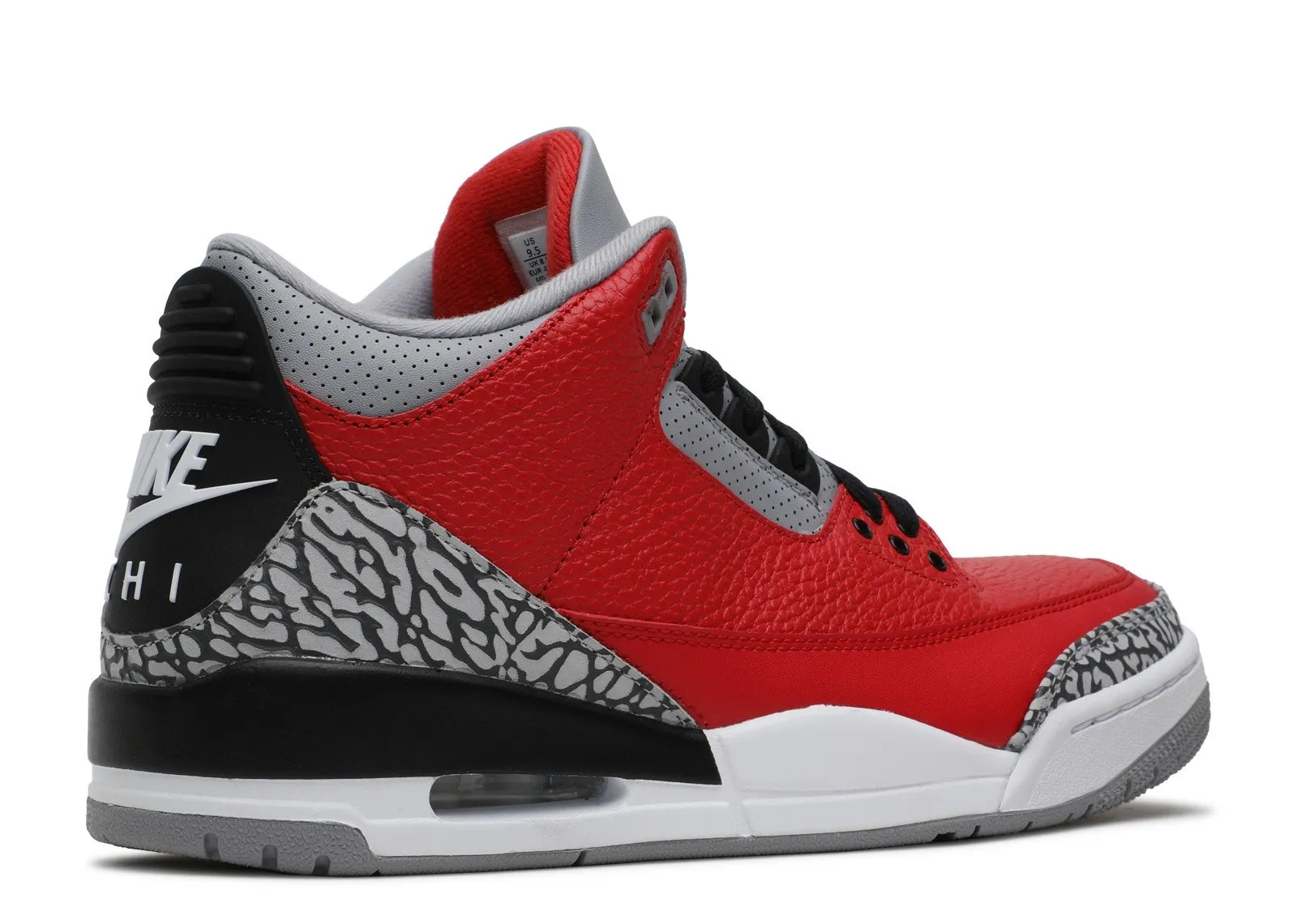 Air Jordan 3 Retro "RED CEMENT CHI" CU2277 600 .