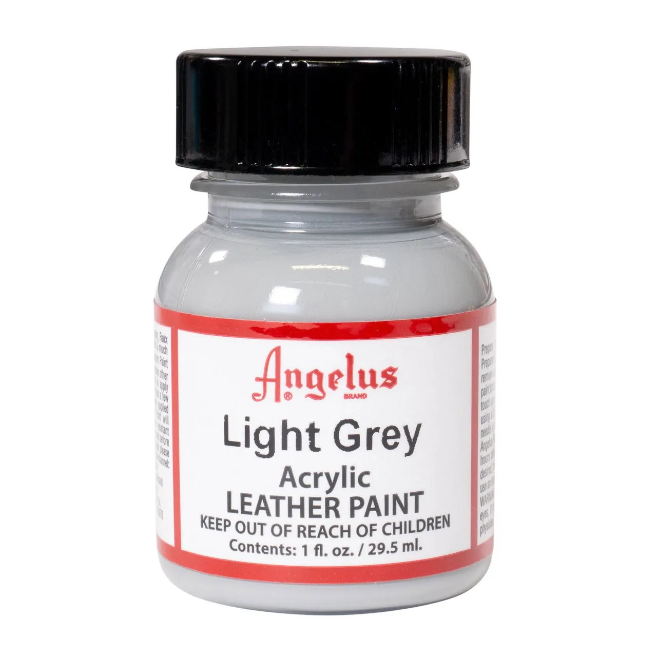 Angelus Acrylic Leather Paint - 1 oz. Bottle - Light Grey