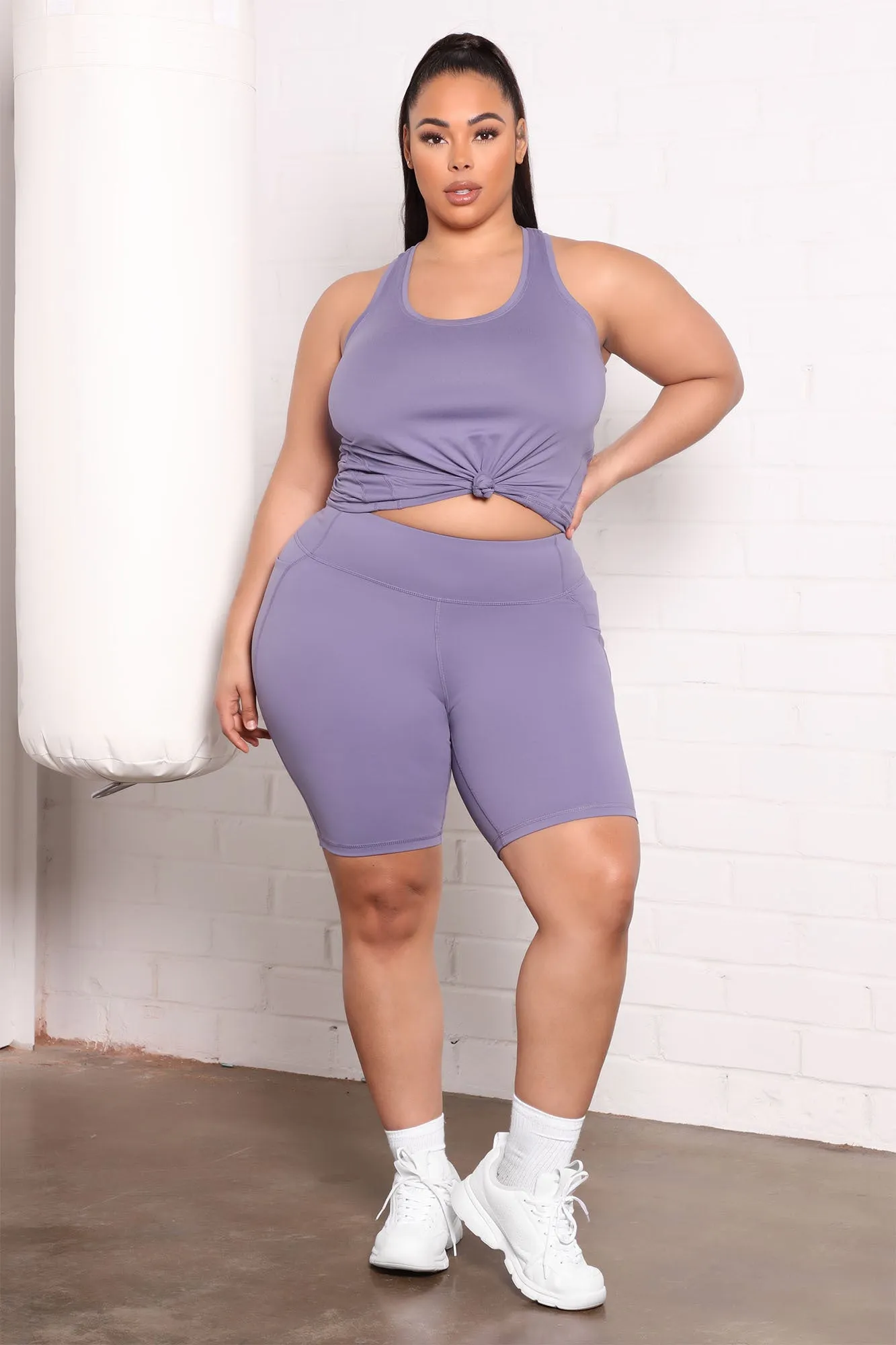 At Ease Active Tank Top In Power Flex - Lilac