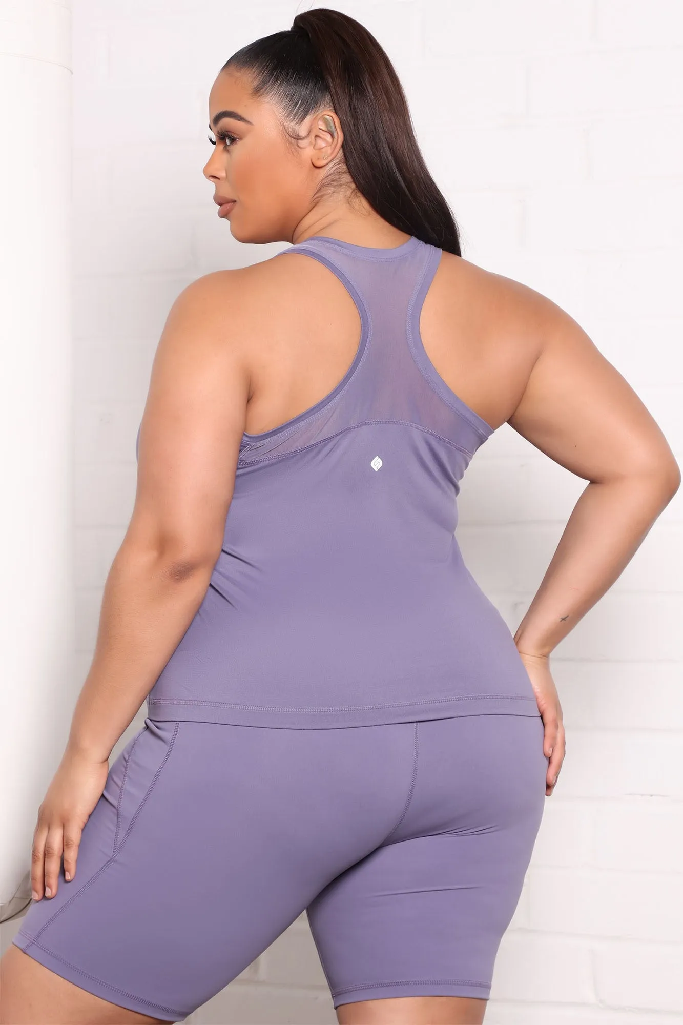 At Ease Active Tank Top In Power Flex - Lilac