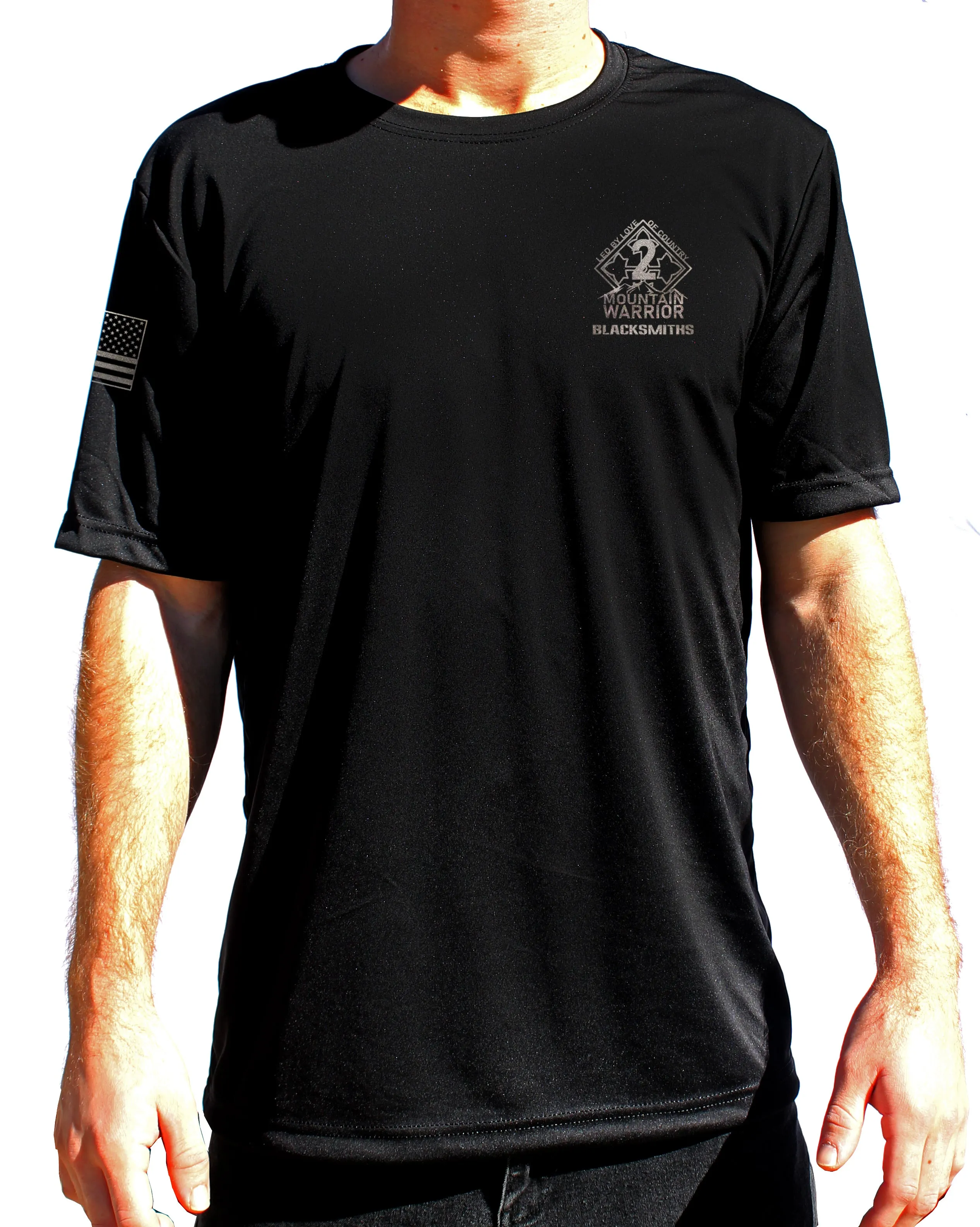 Black on Black Athletic Performance T-Shirt. This shirt IS approved for PT