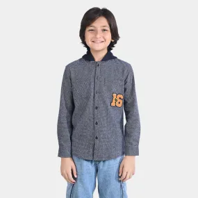 Boys Flannel Casual Shirt F/S