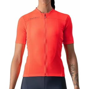 Castelli Anima 3 Short Sleeve Womens Cycling Jersey - Pink