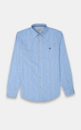 CASUAL SHIRT SKY BLUE CHECK