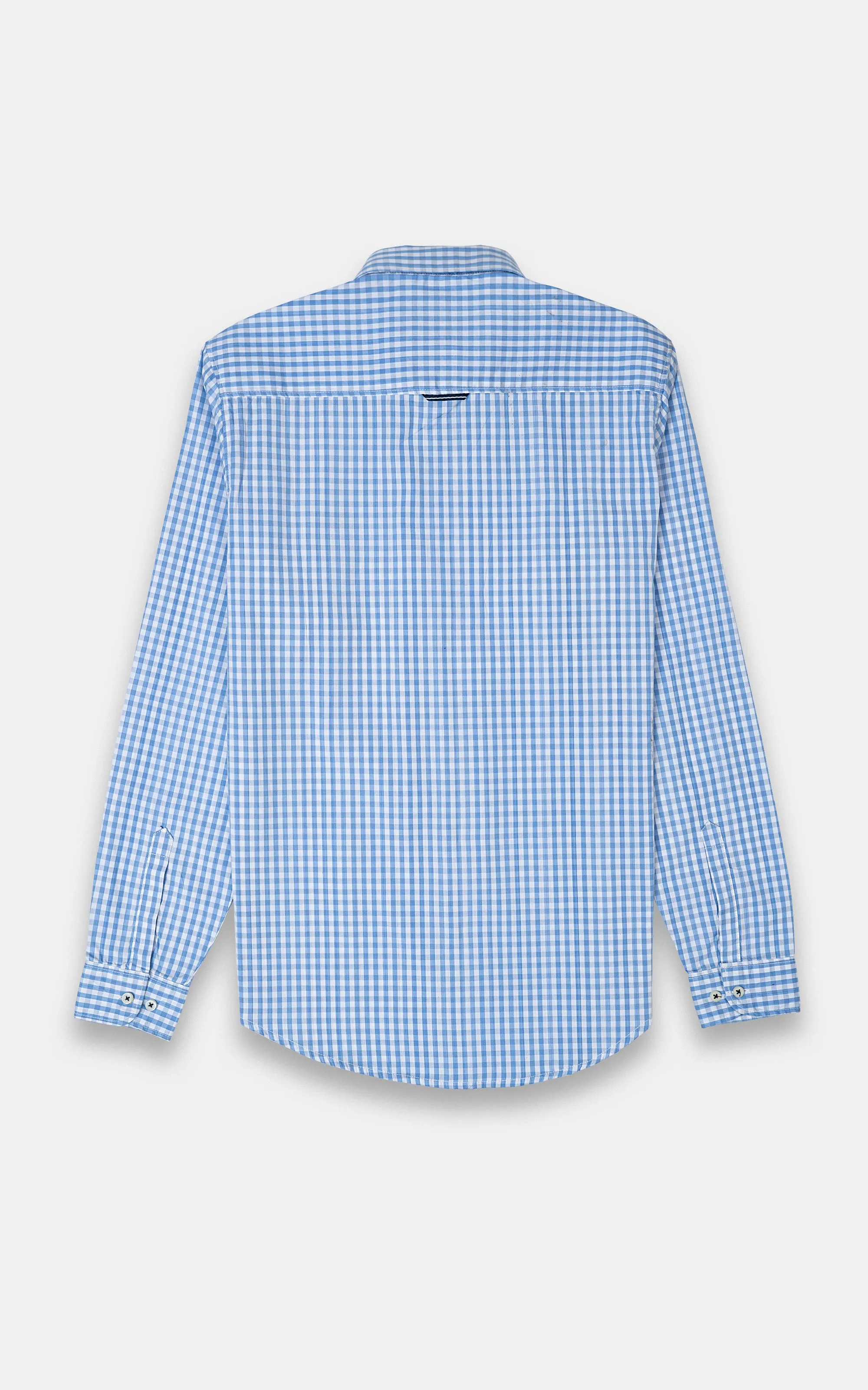 CASUAL SHIRT SKY BLUE CHECK