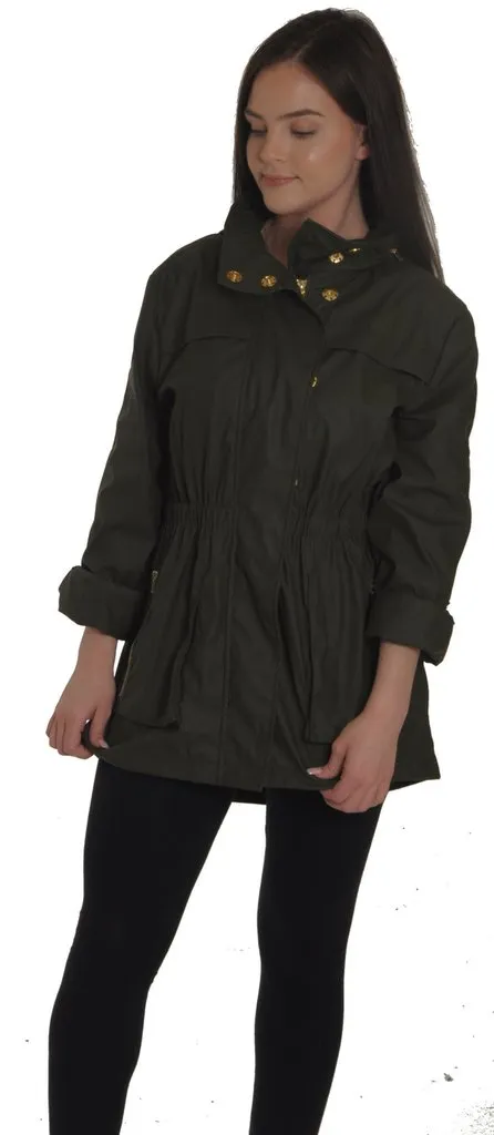 Ciao Milano Anna Waterproof Jacket (Tess Style) Black