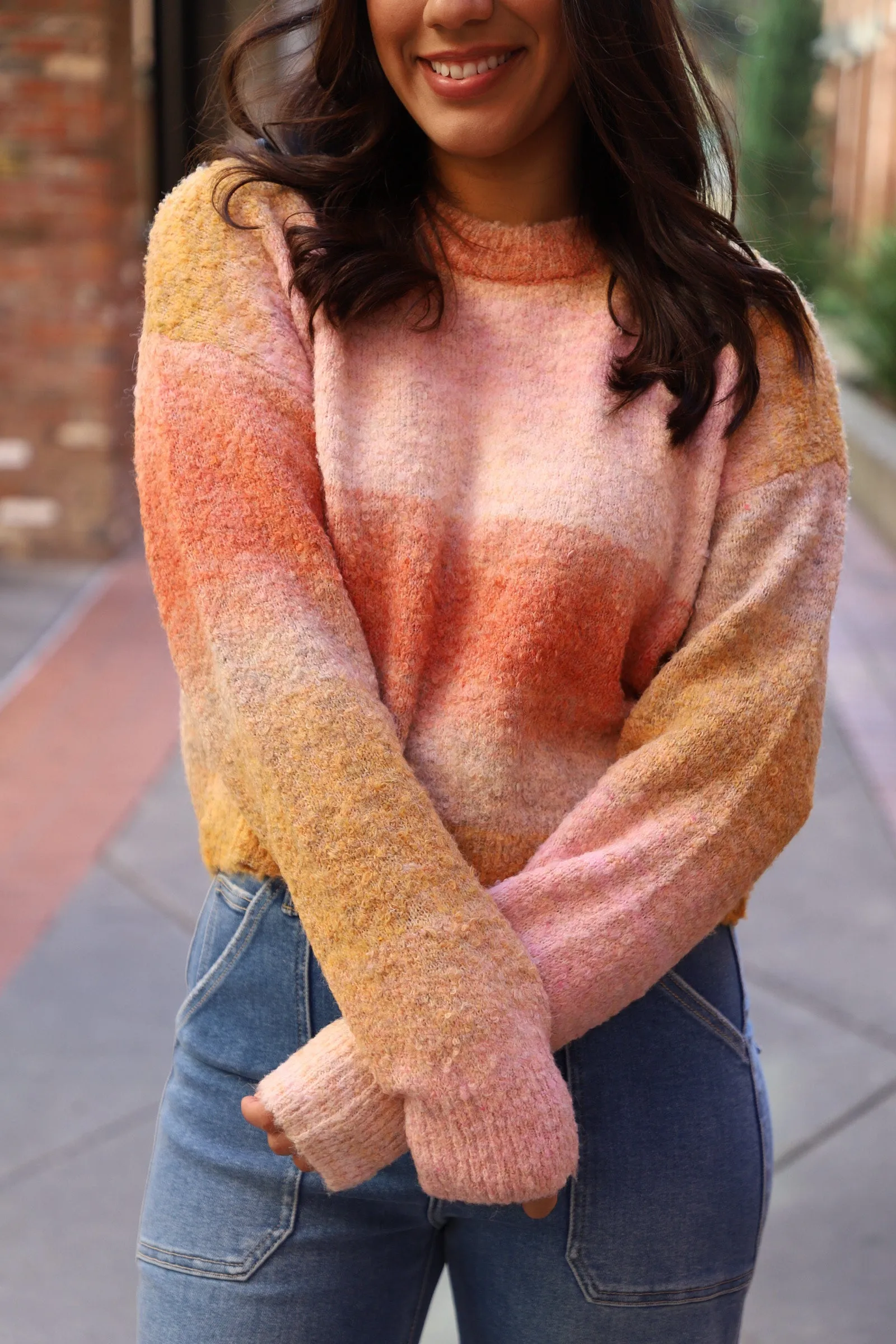 Color Your Dreams Cropped Sweater