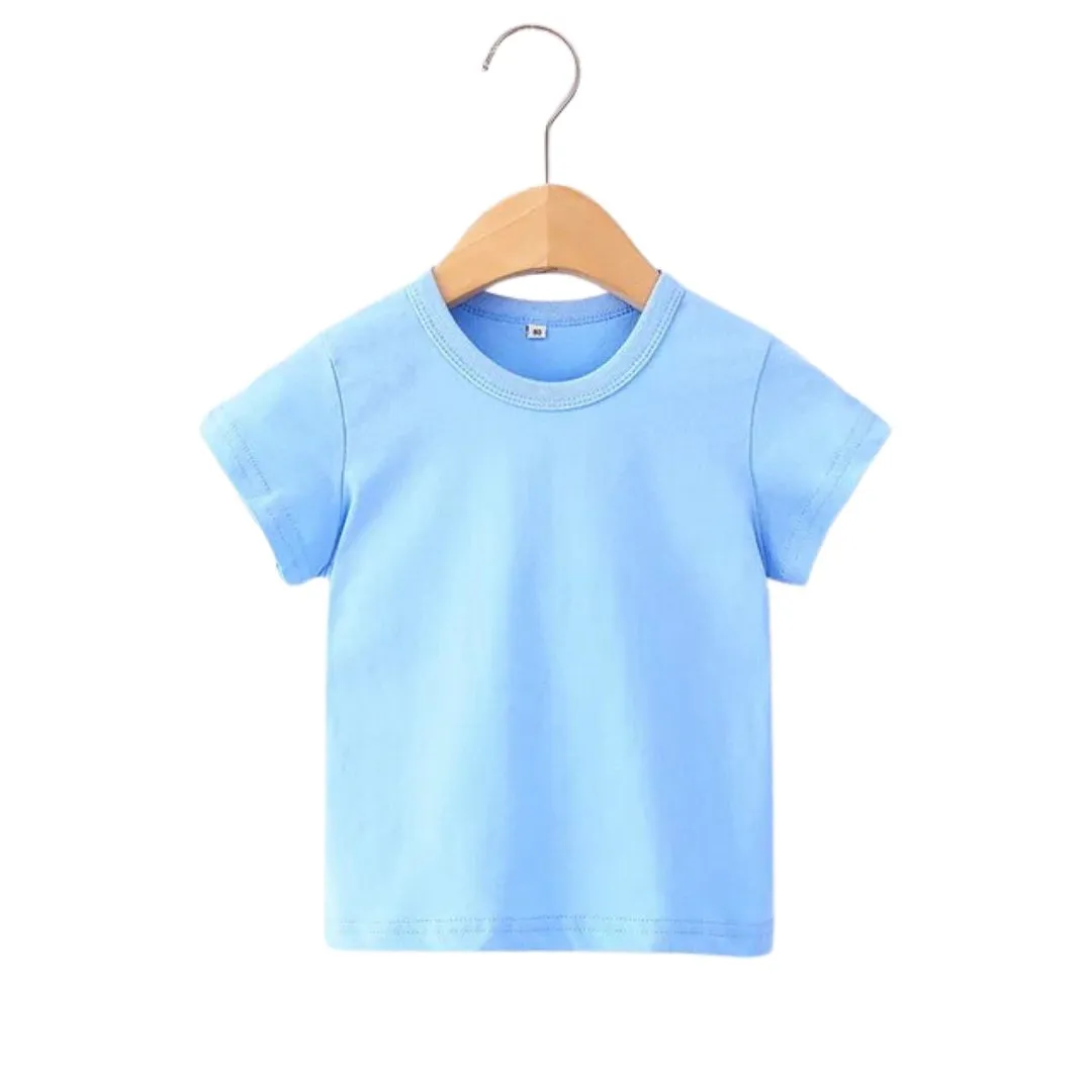 Cotton Plain Kids' Summer Tops