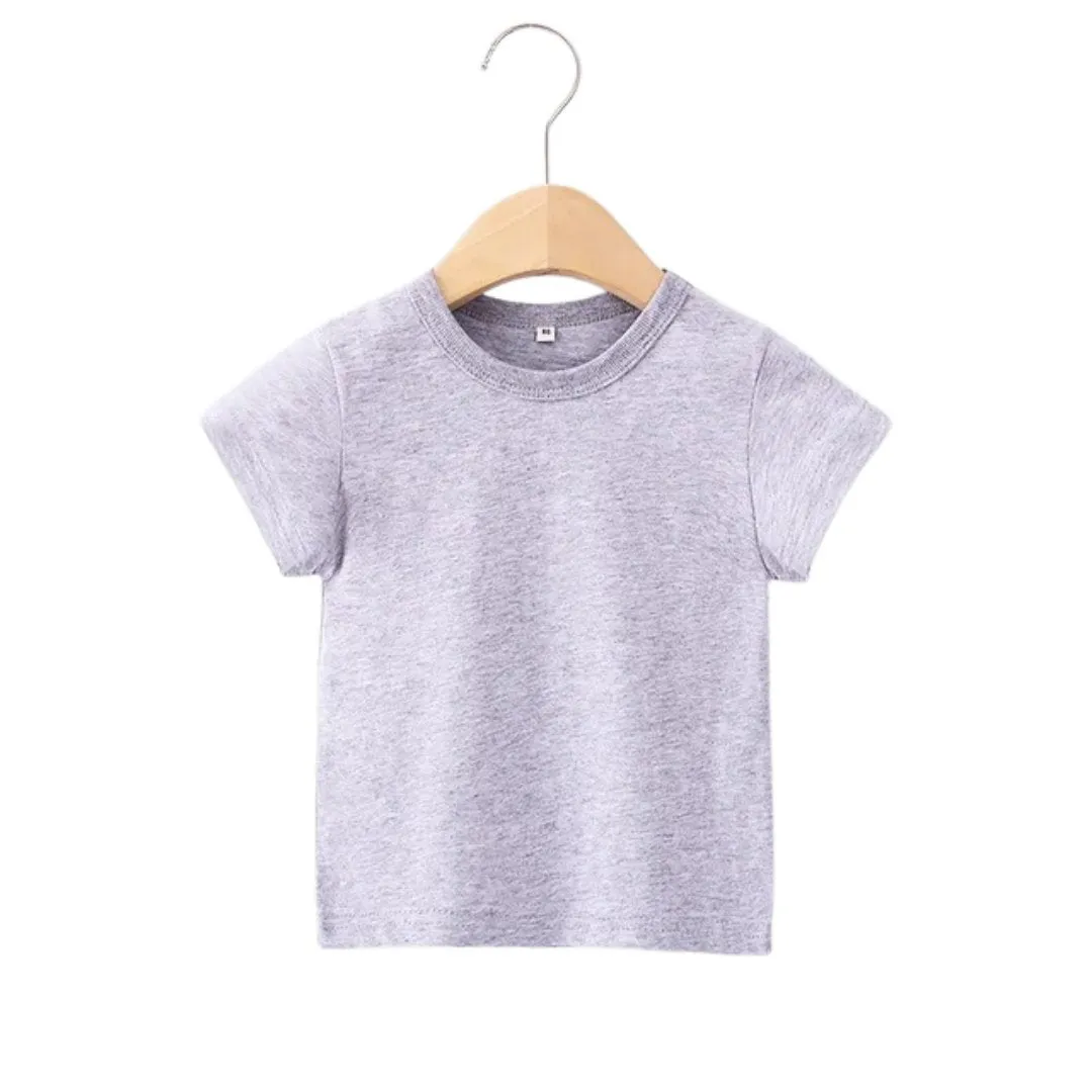 Cotton Plain Kids' Summer Tops