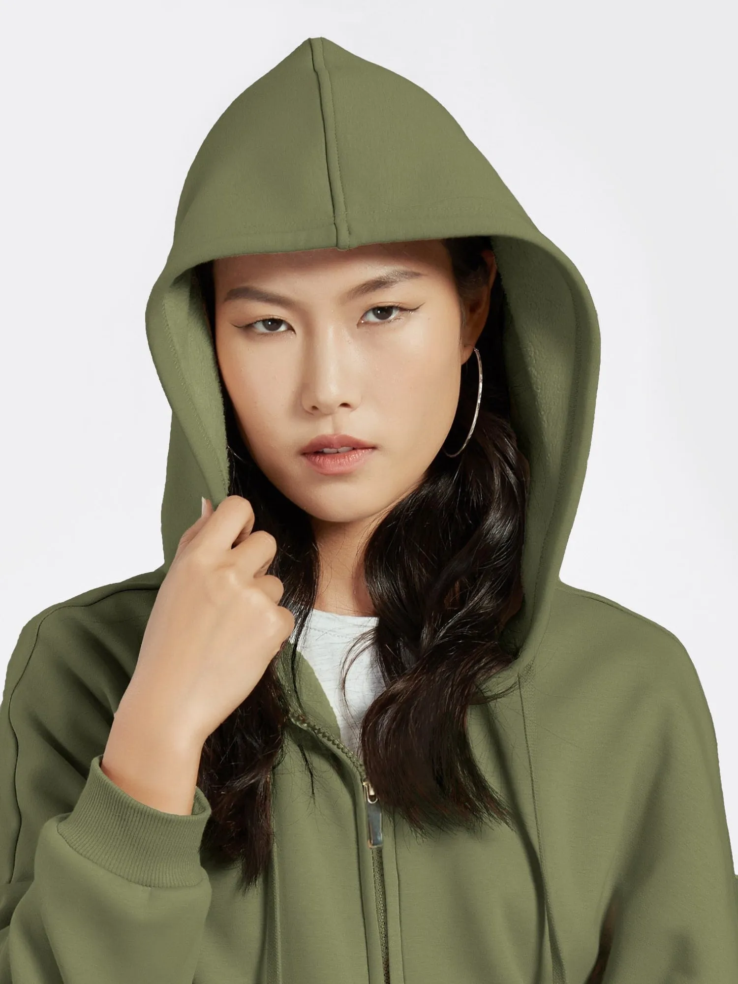 Cubby Zip Up Hoodie - Cropped