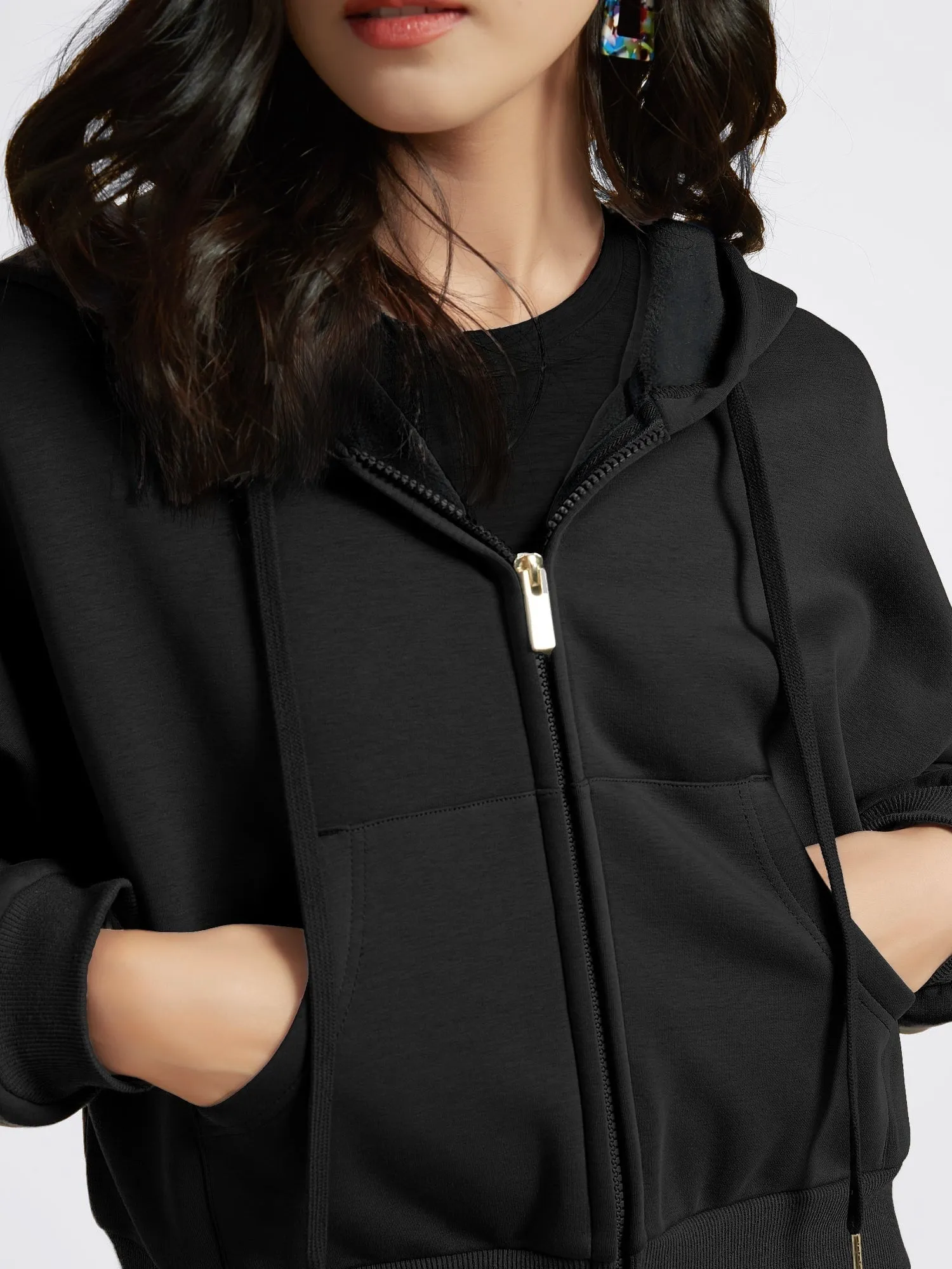 Cubby Zip Up Hoodie - Cropped