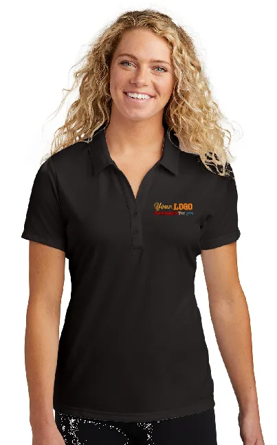 Custom Embroider Personalized Ladies Polo Shirt - Sport-Tek LST550 PosiCharge Competitor Performance Polo - Max 4in by 4in Embroidery Logo