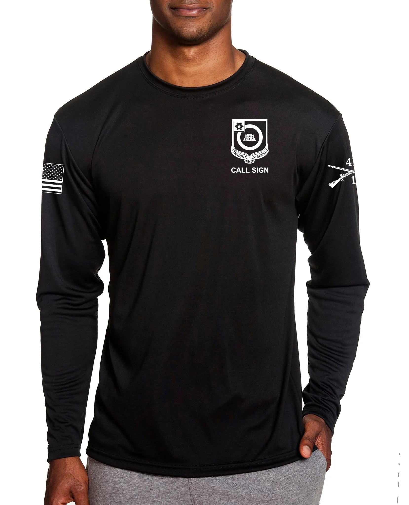 Demon Long Sleeve Performance PT Shirt. This shirt IS approved for PT.