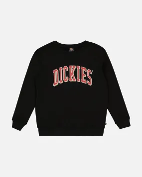 Dickies Kid's Longview Crewneck Black