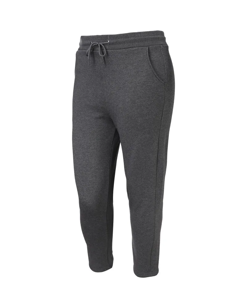 Drawstring Stretchy Waist Pocket Design Lined Sweatpants