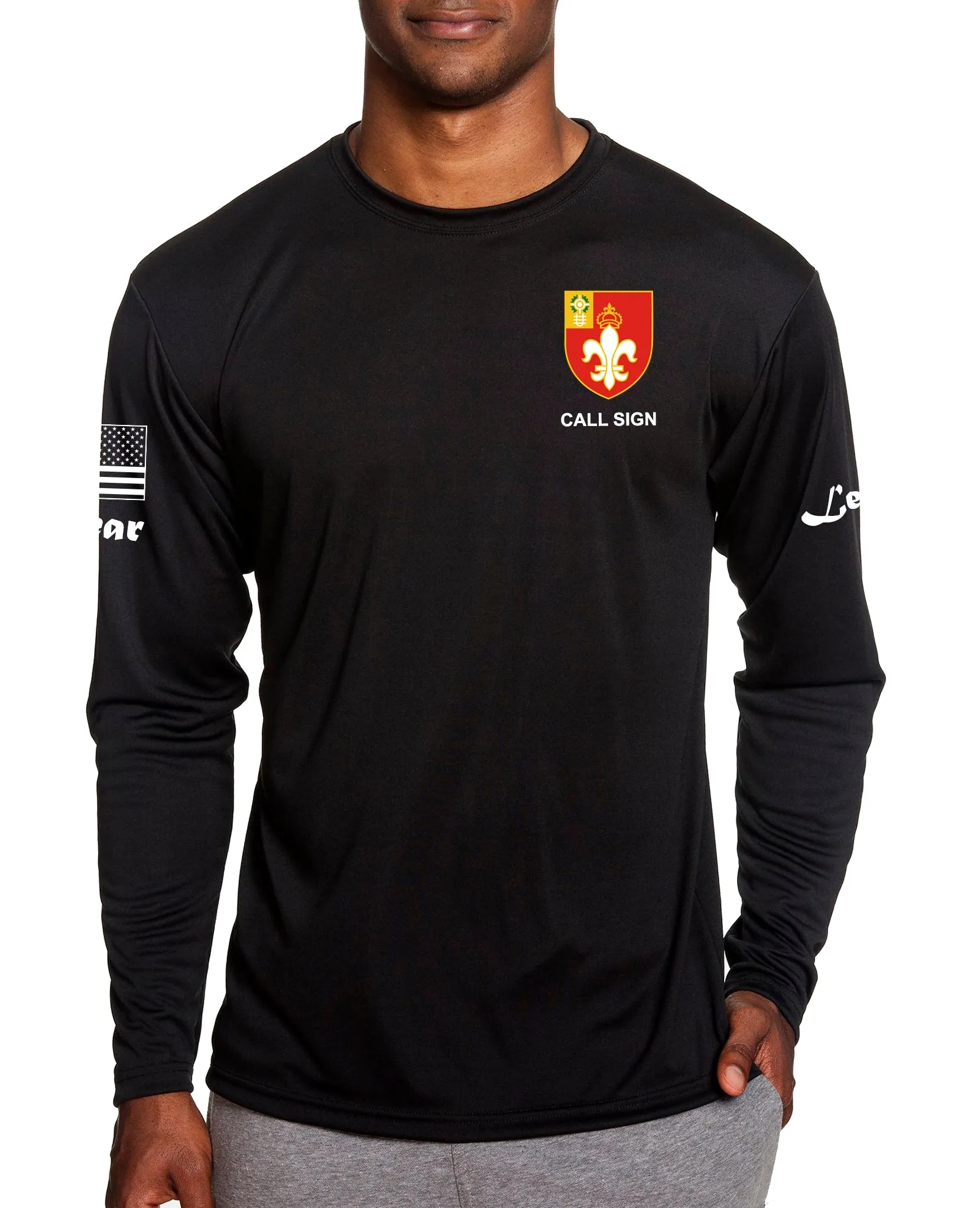 Fearless Long Sleeve Performance PT Shirt. This shirt IS approved for PT.