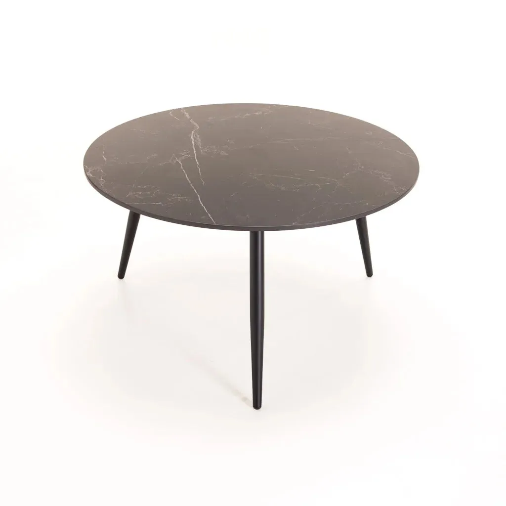 FIA SET OF 2 STONE TOP COFFEE TABLE