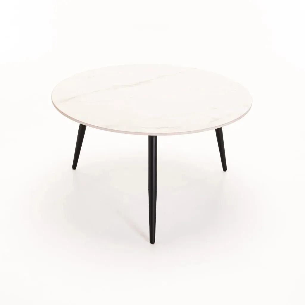 FIA SET OF 2 STONE TOP COFFEE TABLE