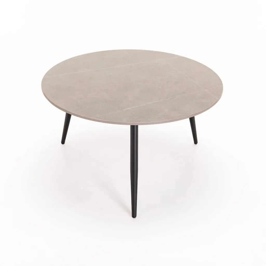 FIA SET OF 2 STONE TOP COFFEE TABLE