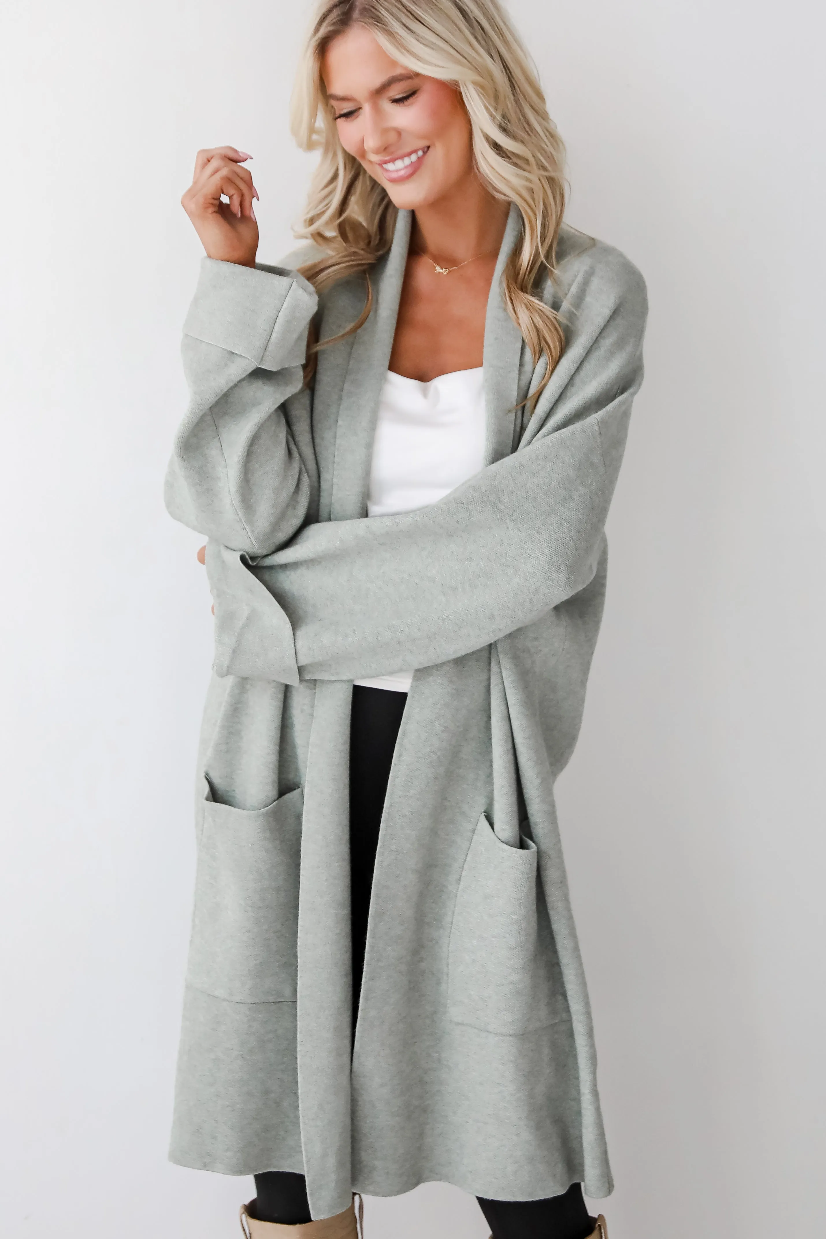 FINAL SALE - Frosty Day Fave Sweater Cardigan