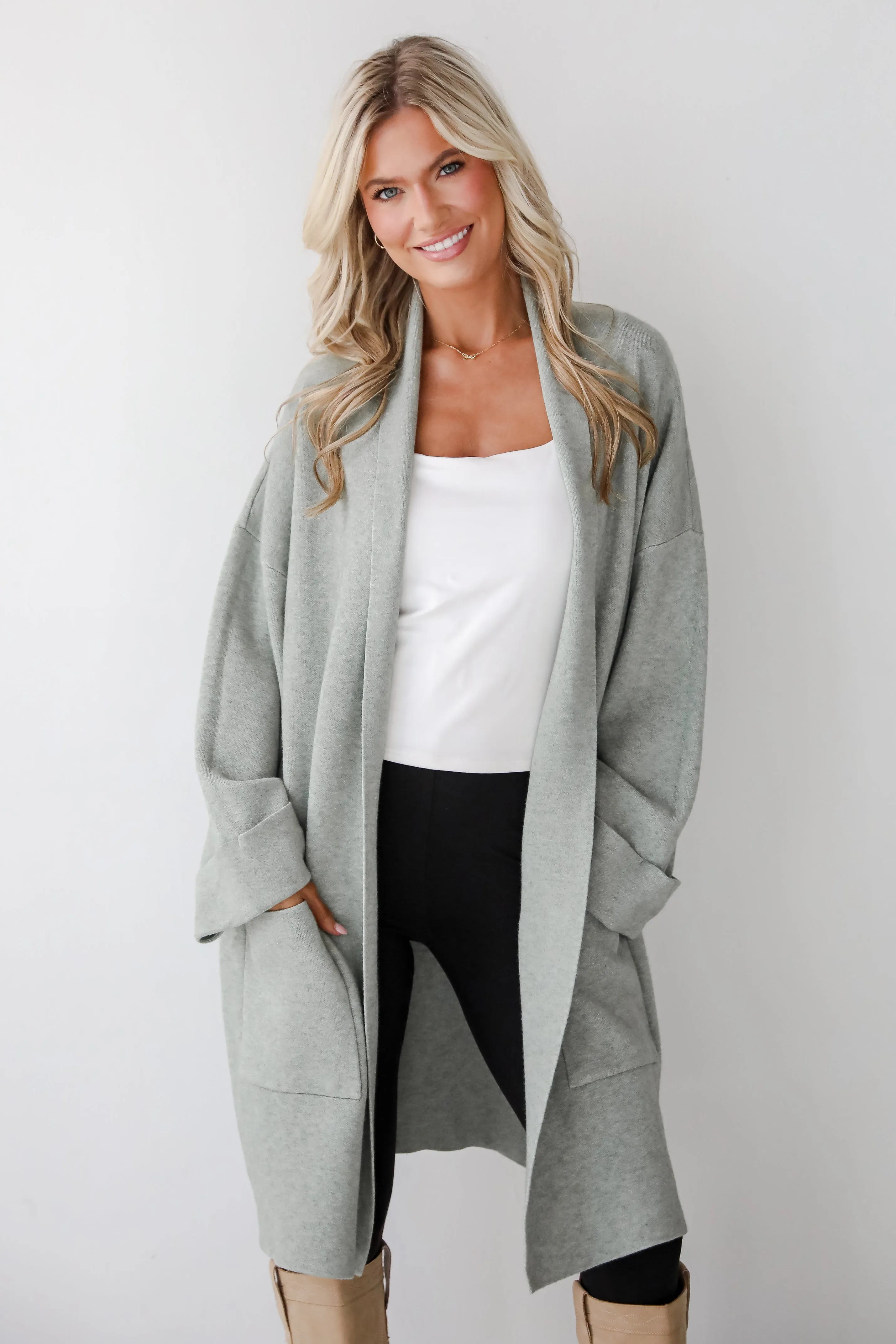 FINAL SALE - Frosty Day Fave Sweater Cardigan