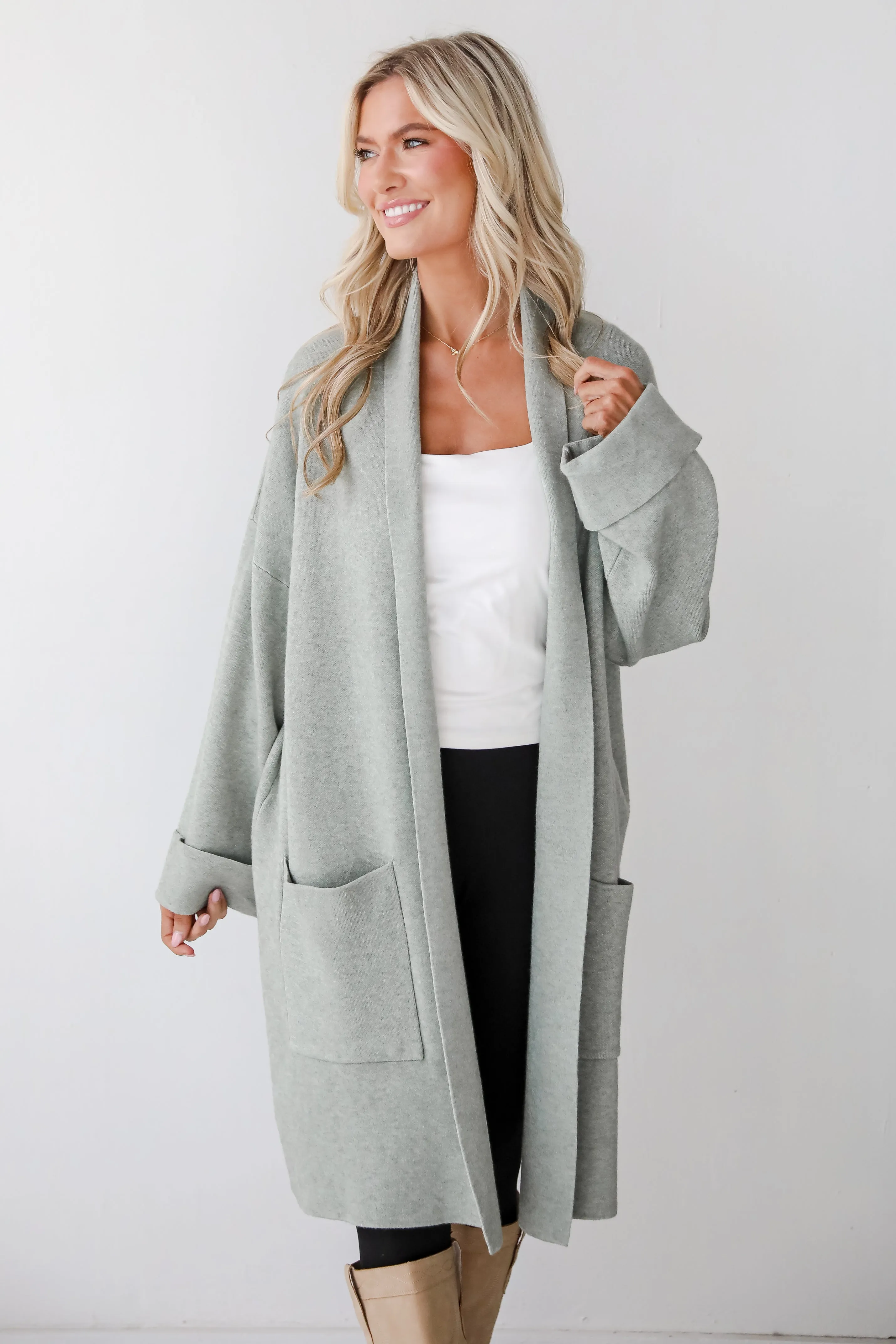 FINAL SALE - Frosty Day Fave Sweater Cardigan