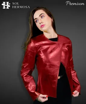 Genuine Leather Jacket For Women - Hestia