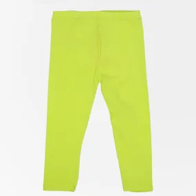 Girls Basic Tights - Neon Green