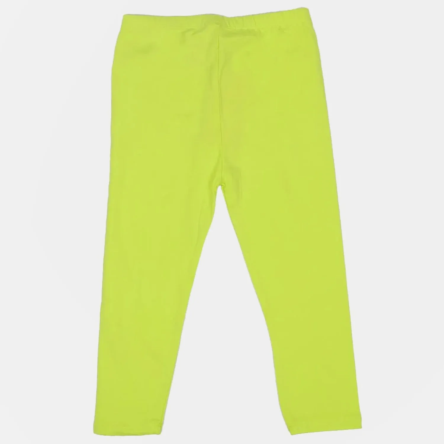 Girls Basic Tights - Neon Green