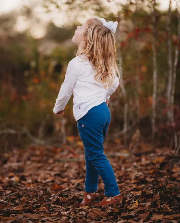 Girls Soft Cotton Jersey Long Sleeve Tee | Elf Green