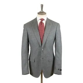 Grey Merino Wool Flannel Suit