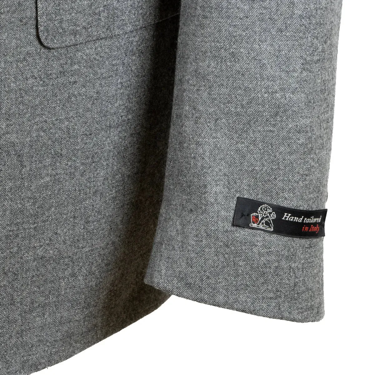 Grey Merino Wool Flannel Suit