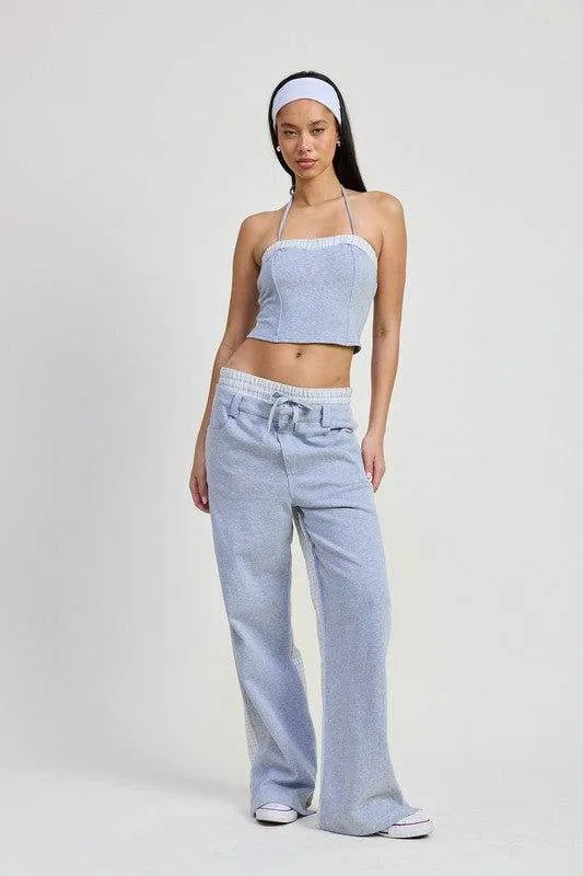 Halter Neck Cropped Top