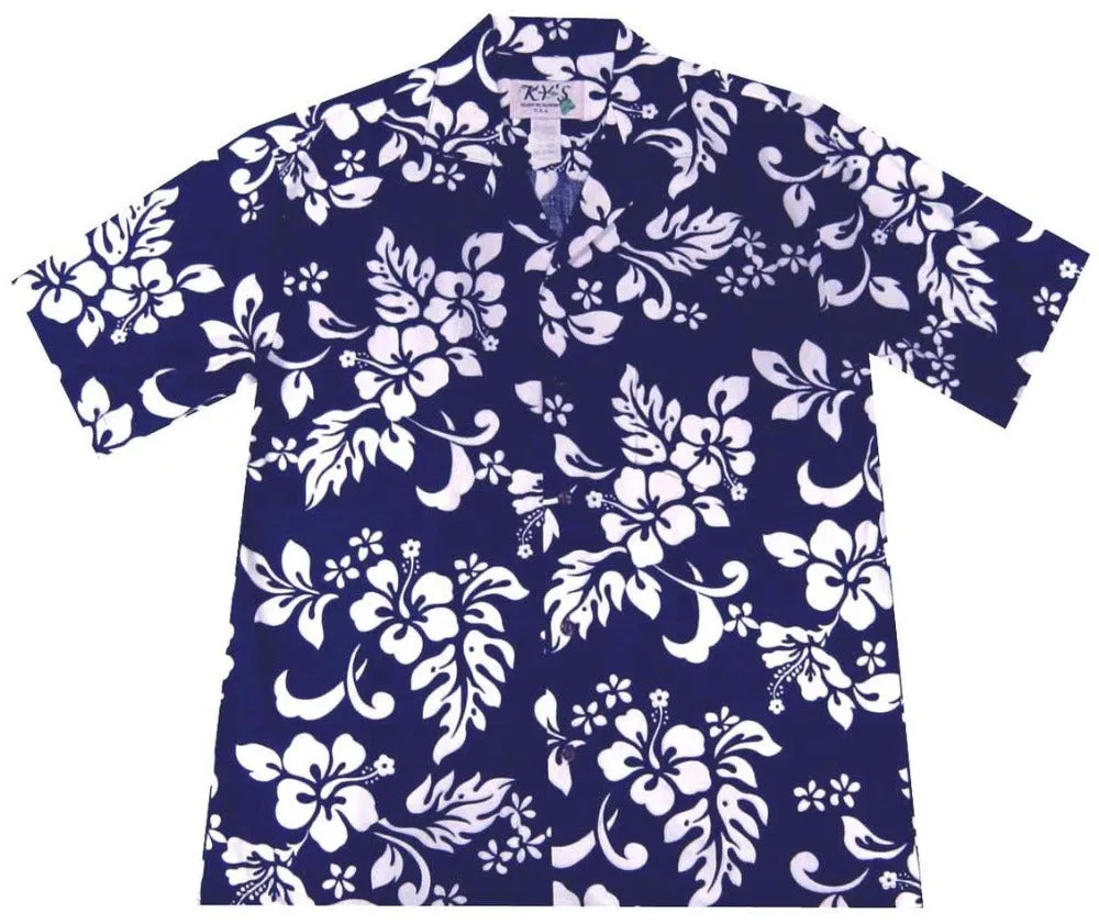 Hibiscus Silhouette Hawaiian Shirt