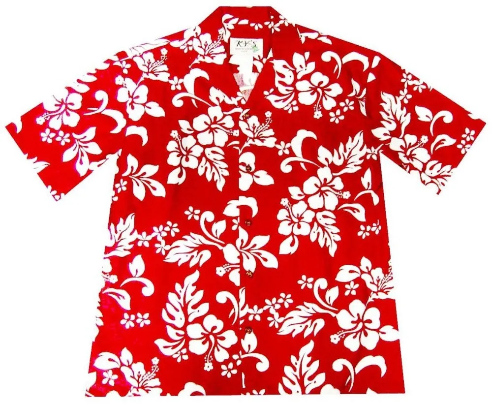 Hibiscus Silhouette Hawaiian Shirt