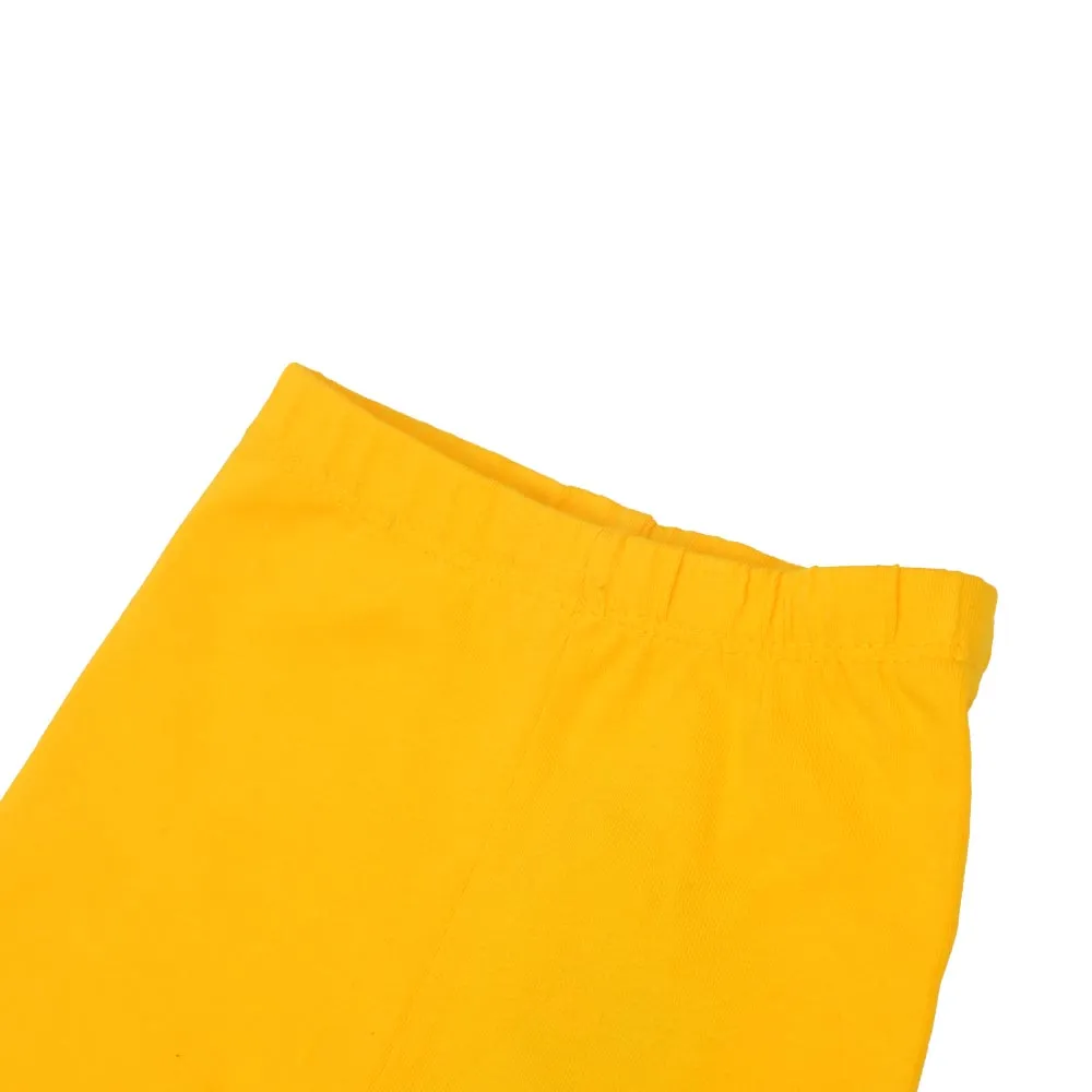 Infant Girls Plain Tights - Citrus