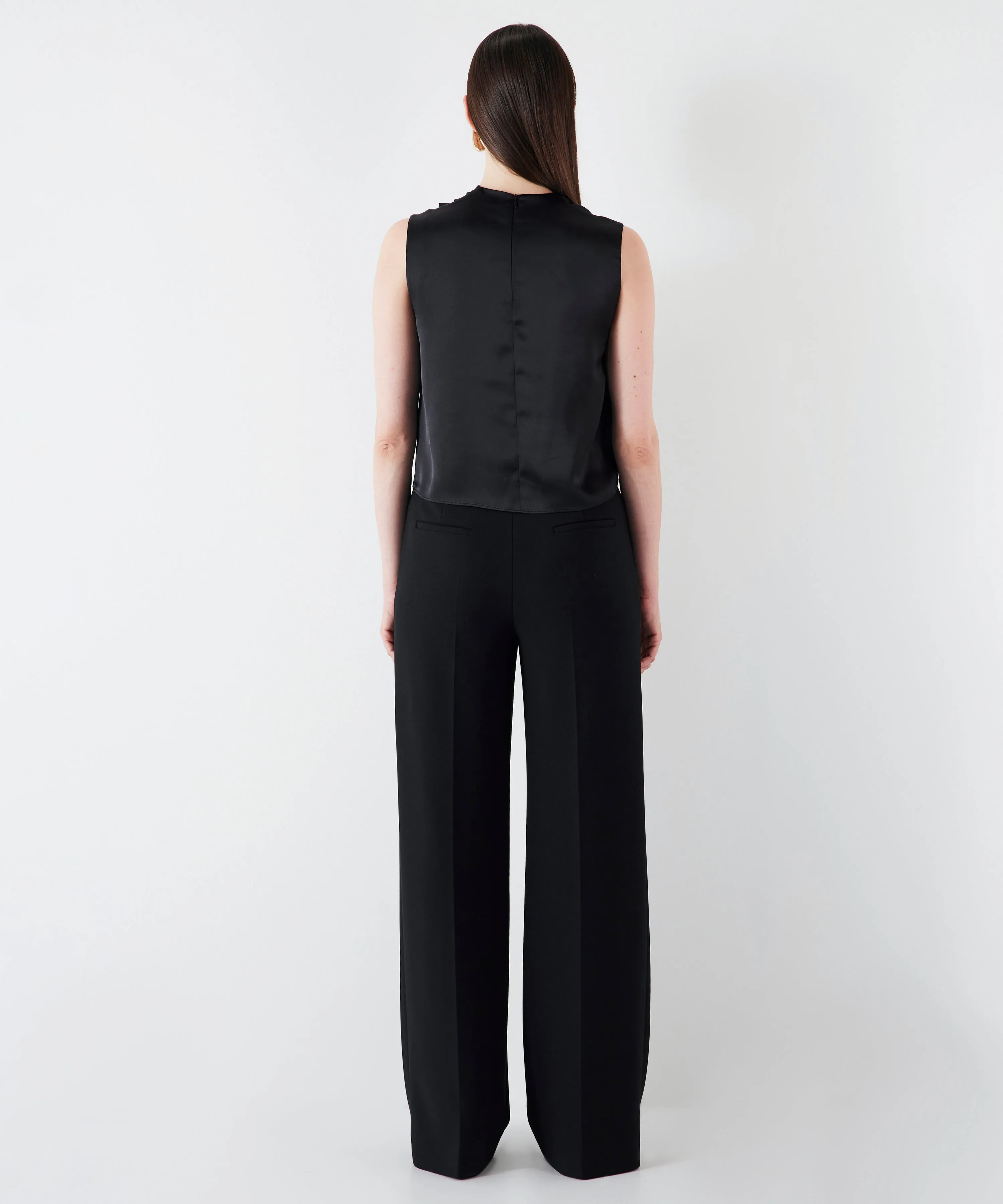 Ipekyol Draped High Neck Blouse Black