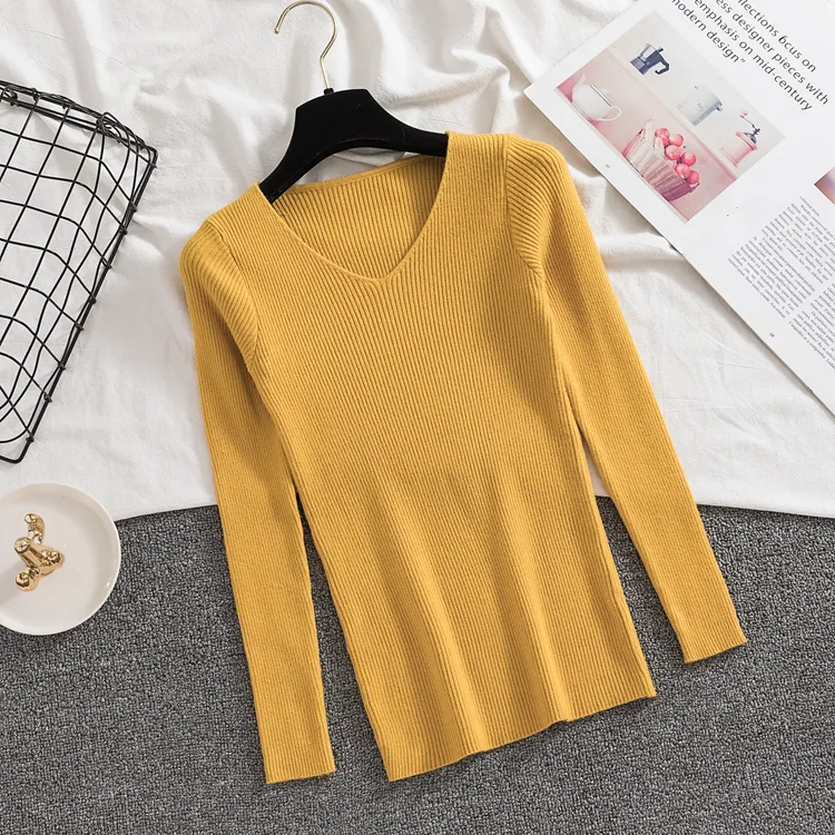 Jade V Neck Women Sweater