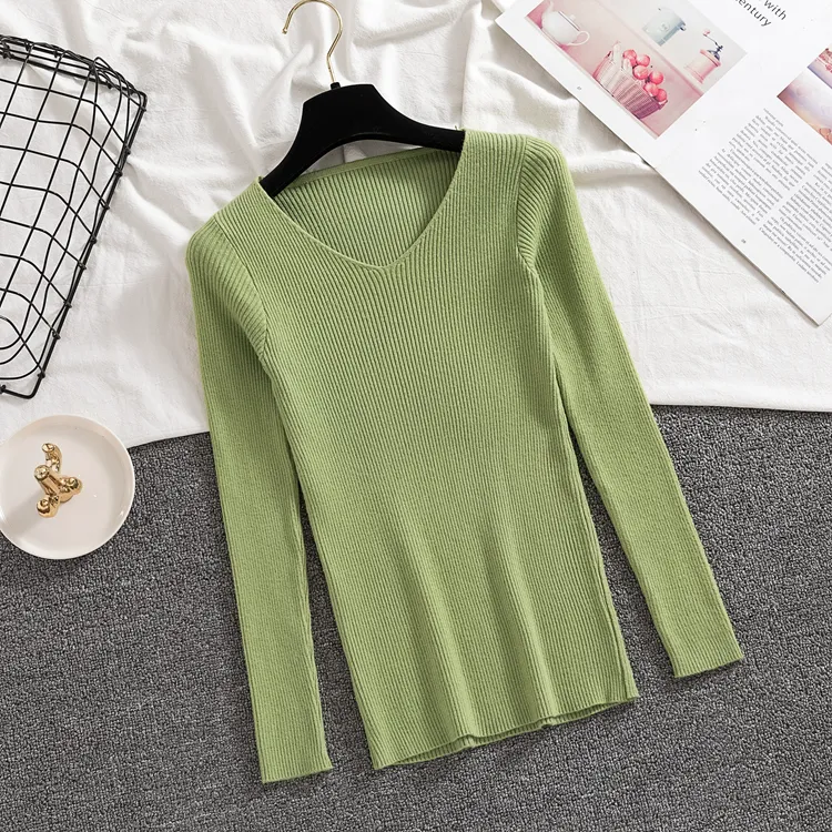 Jade V Neck Women Sweater