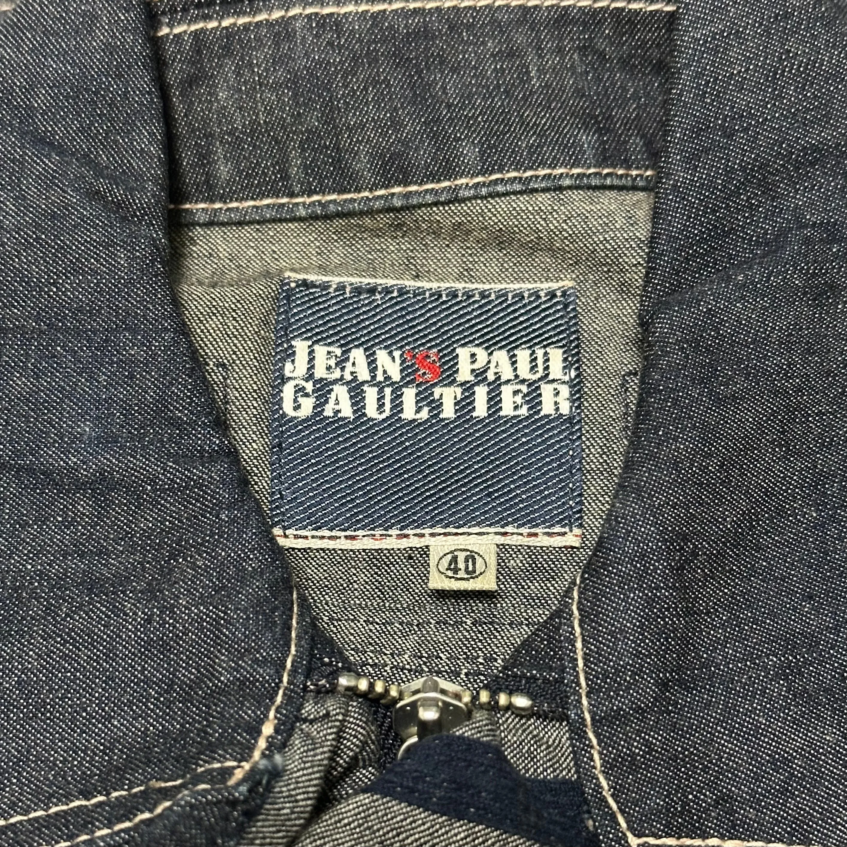 JEAN PAUL GAULTIER Spring Summer 2005 Transformation Denim Jacket