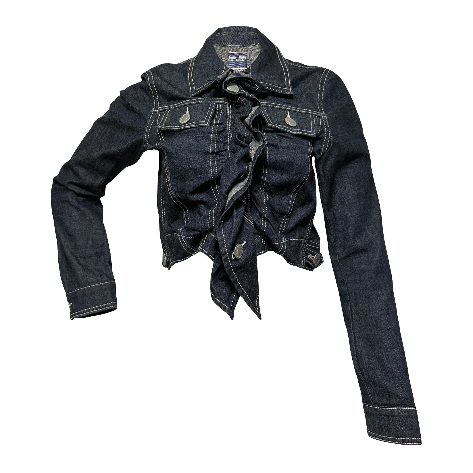 JEAN PAUL GAULTIER Spring Summer 2005 Transformation Denim Jacket