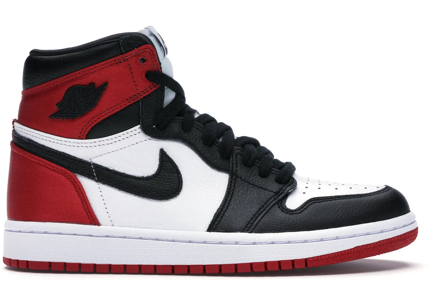 Jordan 1 Retro High Satin Black Toe (W)