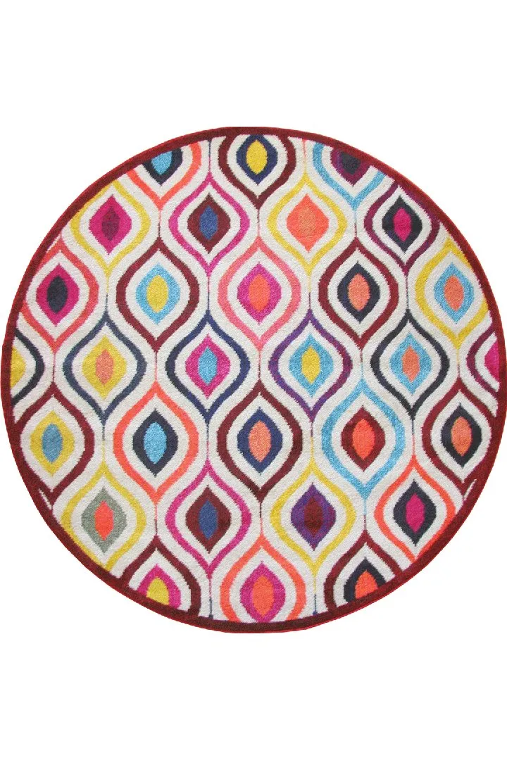 Kaleidoscope Abstract Rug - 115 Multicolours