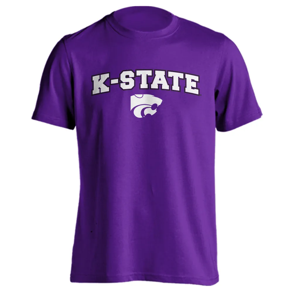 Kansas State Wildcats Classic Arch K-State Mascot Short Sleeve T-Shirt