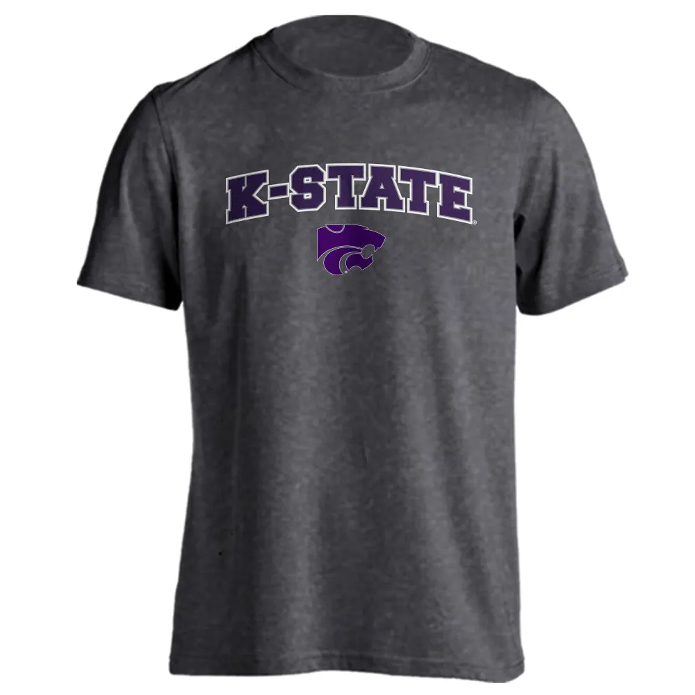 Kansas State Wildcats Classic Arch K-State Mascot Short Sleeve T-Shirt