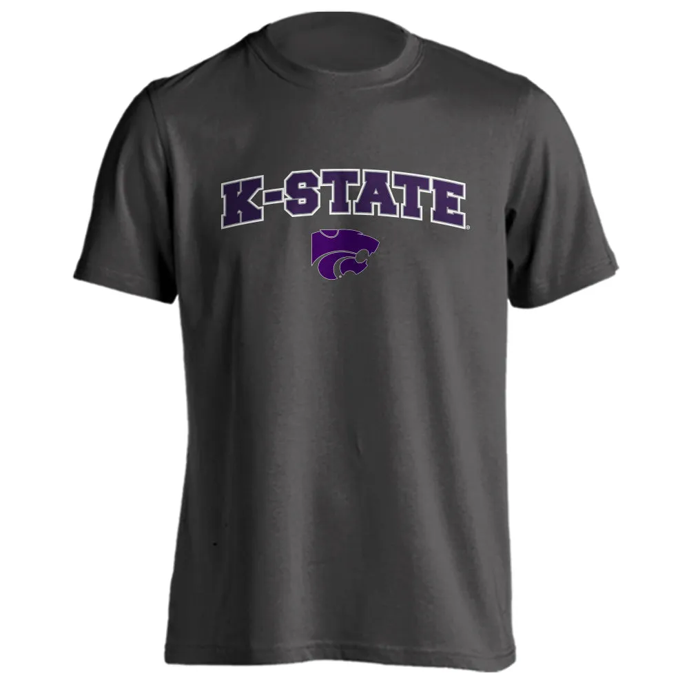 Kansas State Wildcats Classic Arch K-State Mascot Short Sleeve T-Shirt