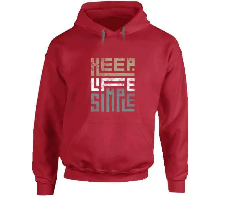 Keep Life Simple Brown Ladies T Shirt, Hoodie, and Sweatshirts