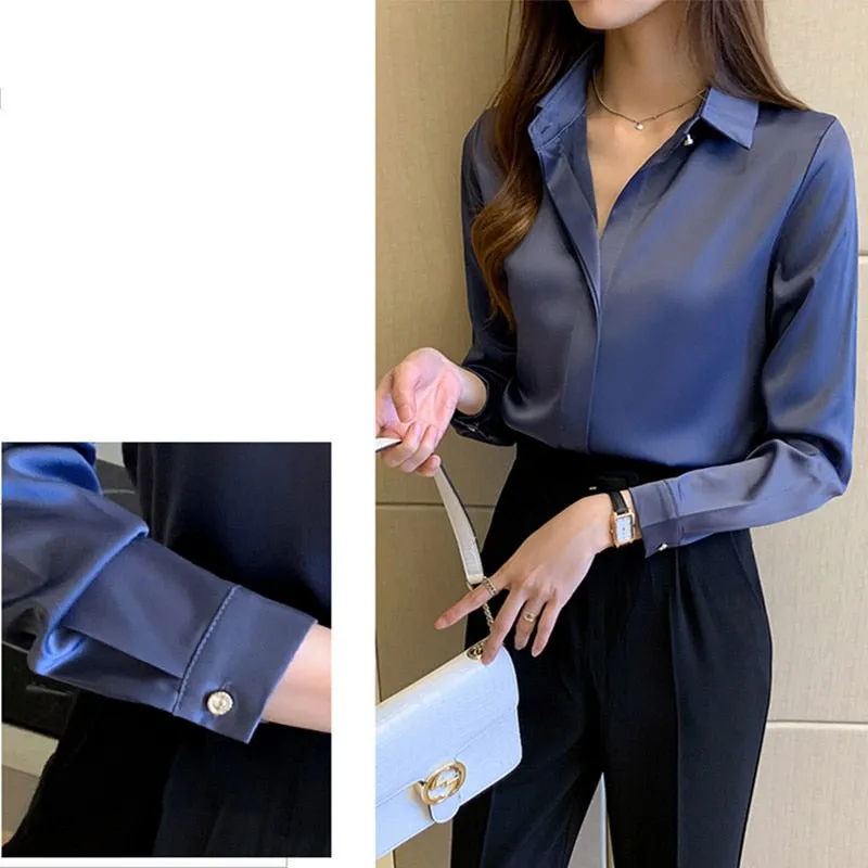 Long Sleeve Fashion Woman Blouses